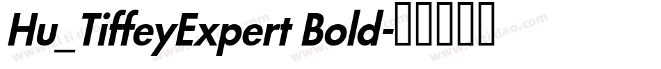 Hu_TiffeyExpert Bold字体转换